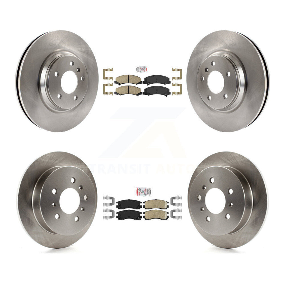 Front Rear Ceramic Pads And Disc Brake Rotors Kit For Buick LaCrosse Allure K8A-101327