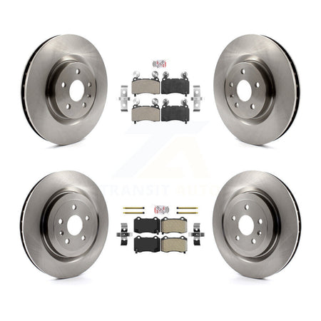 Front Rear Semi-Metallic Pads And Disc Brake Rotors Kit For 2010-2015 Chevrolet Camaro SS K8A-101331