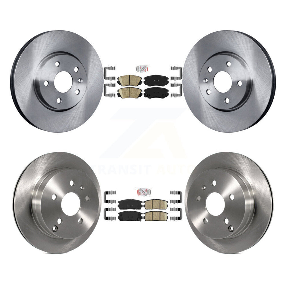Front Rear Ceramic Pads And Disc Brake Rotors Kit For Chevrolet Equinox GMC Terrain K8A-101332