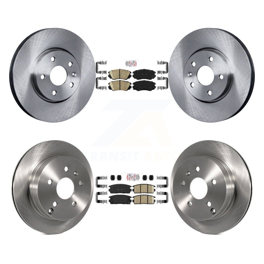 Front Rear Ceramic Pads And Disc Brake Rotors Kit For Chevrolet Equinox GMC Terrain K8A-101333