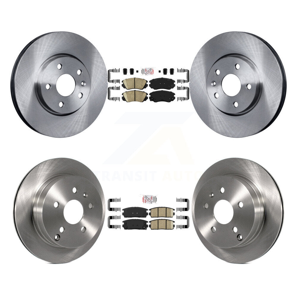Front Rear Ceramic Pads And Disc Brake Rotors Kit For Chevrolet Equinox GMC Terrain K8A-101334