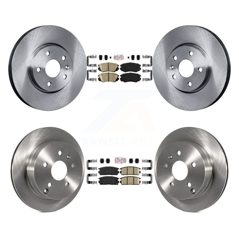 Front Rear Ceramic Pads And Disc Brake Rotors Kit For Chevrolet Equinox GMC Terrain K8A-101335