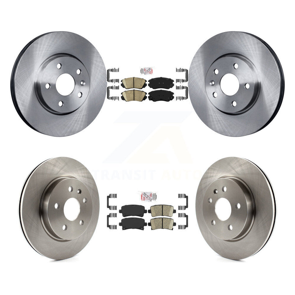 Front Rear Ceramic Pad Brake Rotor Kit For Chevrolet Malibu Impala Buick LaCrosse Limited K8A-101336