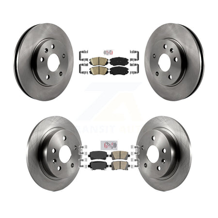 Front Rear Ceramic Pad Brake Rotor Kit For 2013-2015 Chevrolet Malibu Naturally Aspirated K8A-101340