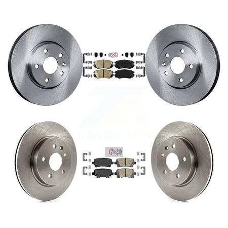 Front Rear Ceramic Pads And Disc Brake Rotors Kit For Chevrolet Malibu Buick LaCrosse K8A-101342