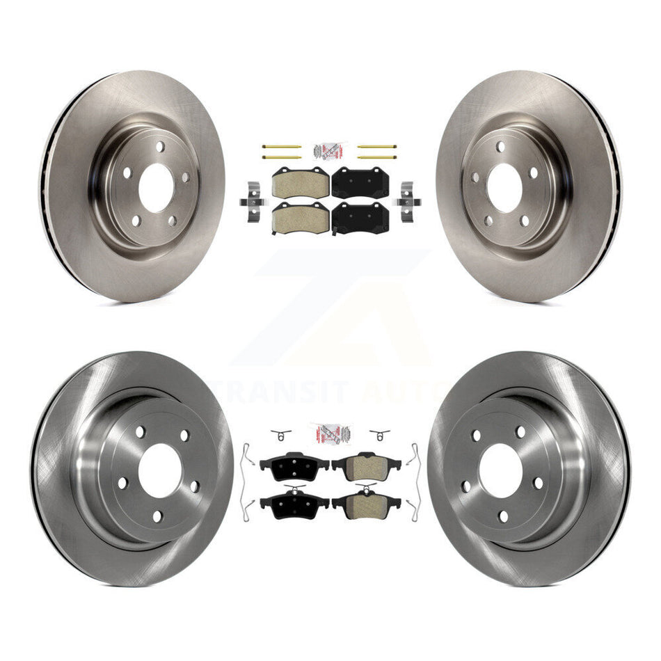 Front Rear Semi-Metallic Pads And Disc Brake Rotors Kit For 2008-2010 Chevrolet Cobalt SS K8A-101353