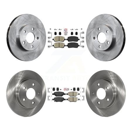 Front Rear Ceramic Pads And Disc Brake Rotors Kit For Pontiac G5 K8A-101358