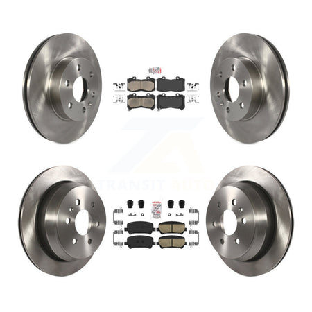 Front Rear Ceramic Pad & Disc Brake Rotor Kit For 2015-2020 Chevrolet Colorado GMC Canyon K8A-101375