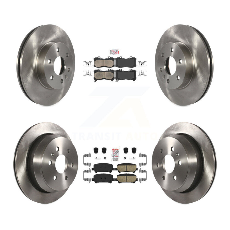 Front Rear Ceramic Pad & Disc Brake Rotor Kit For 2015-2020 Chevrolet Colorado GMC Canyon K8A-101375