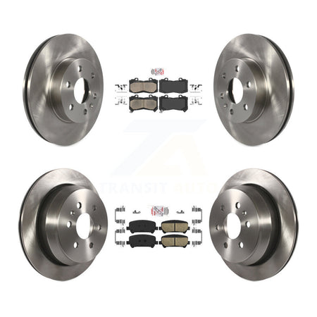 Front Rear Ceramic Pad & Disc Brake Rotor Kit For 2015-2020 Chevrolet Colorado GMC Canyon K8A-101376