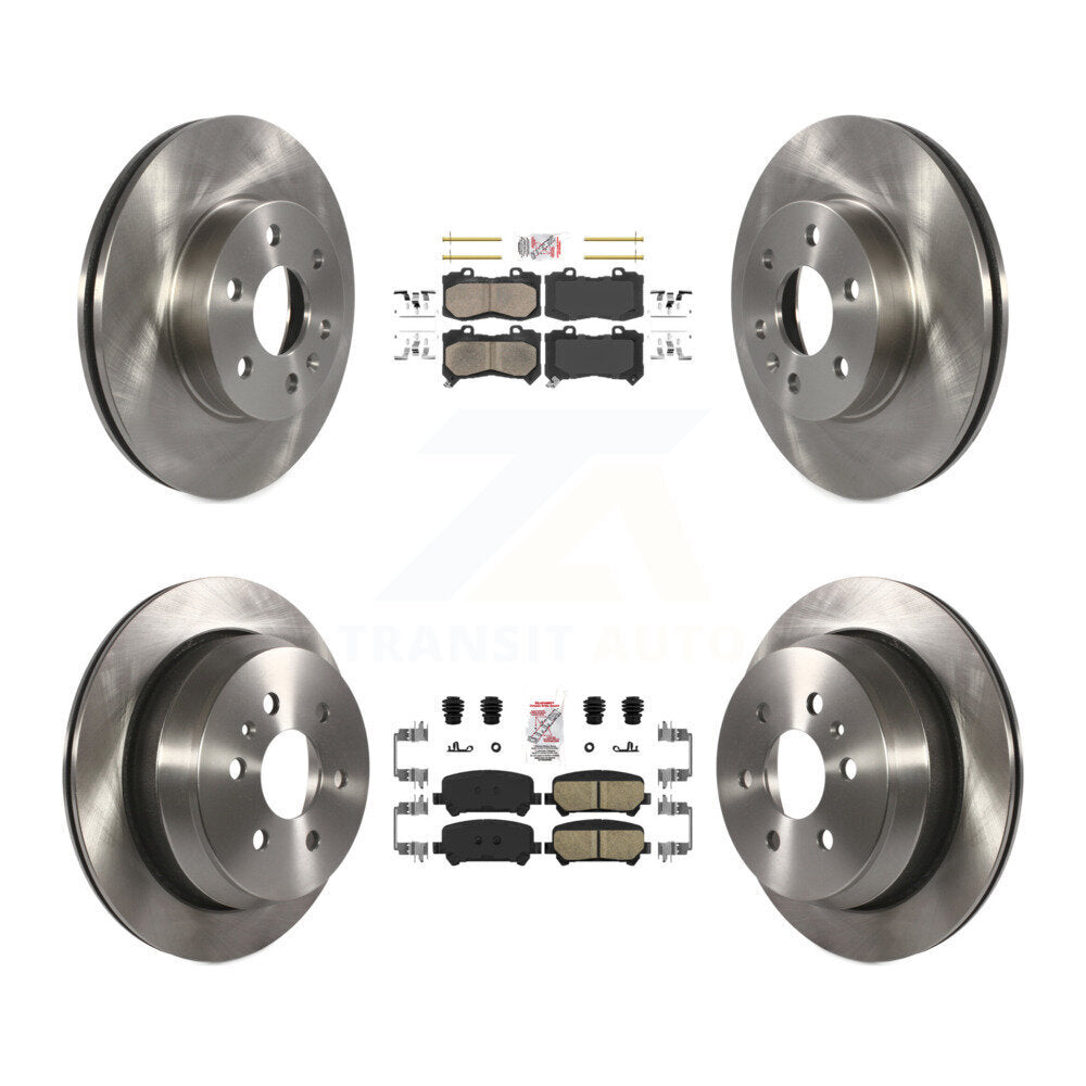 Front Rear Ceramic Pad & Disc Brake Rotor Kit For 2015-2020 Chevrolet Colorado GMC Canyon K8A-101377