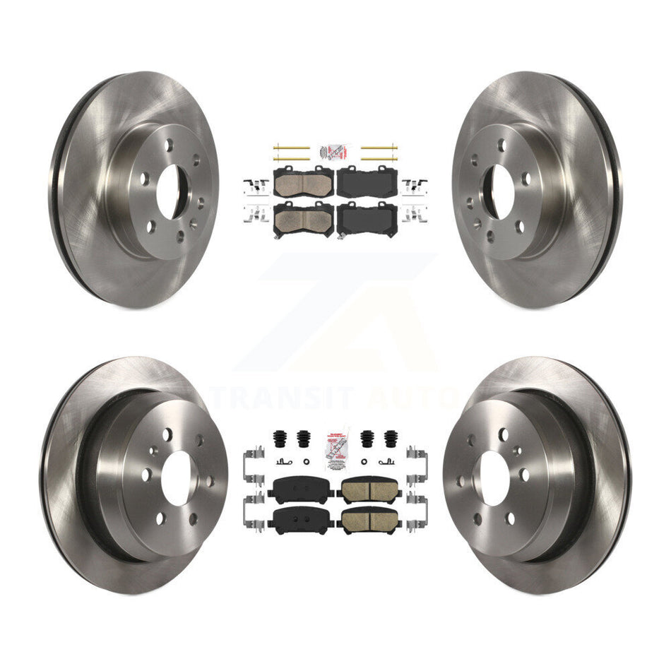 Front Rear Ceramic Pad & Disc Brake Rotor Kit For 2015-2020 Chevrolet Colorado GMC Canyon K8A-101377