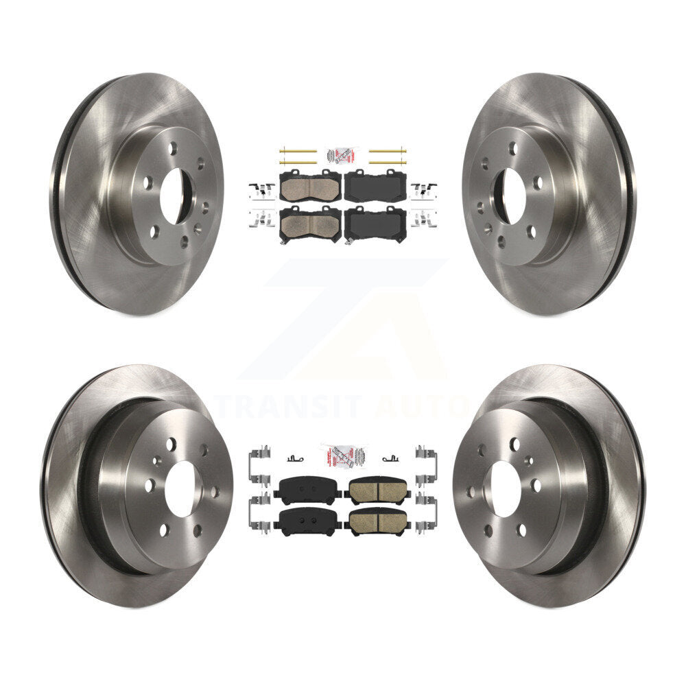 Front Rear Ceramic Pad & Disc Brake Rotor Kit For 2015-2020 Chevrolet Colorado GMC Canyon K8A-101378