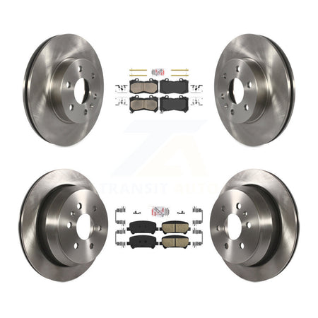 Front Rear Ceramic Pad & Disc Brake Rotor Kit For 2015-2020 Chevrolet Colorado GMC Canyon K8A-101378