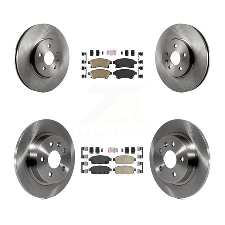Front Rear Ceramic Pads And Disc Brake Rotors Kit For 2013-2014 Chevrolet Sonic RS K8A-101384