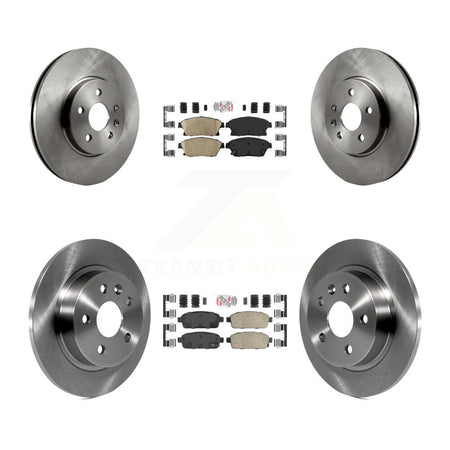 Front Rear Ceramic Pad And Disc Brake Rotor Kit For 2013-2017 Chevrolet Trax Buick Encore K8A-101386