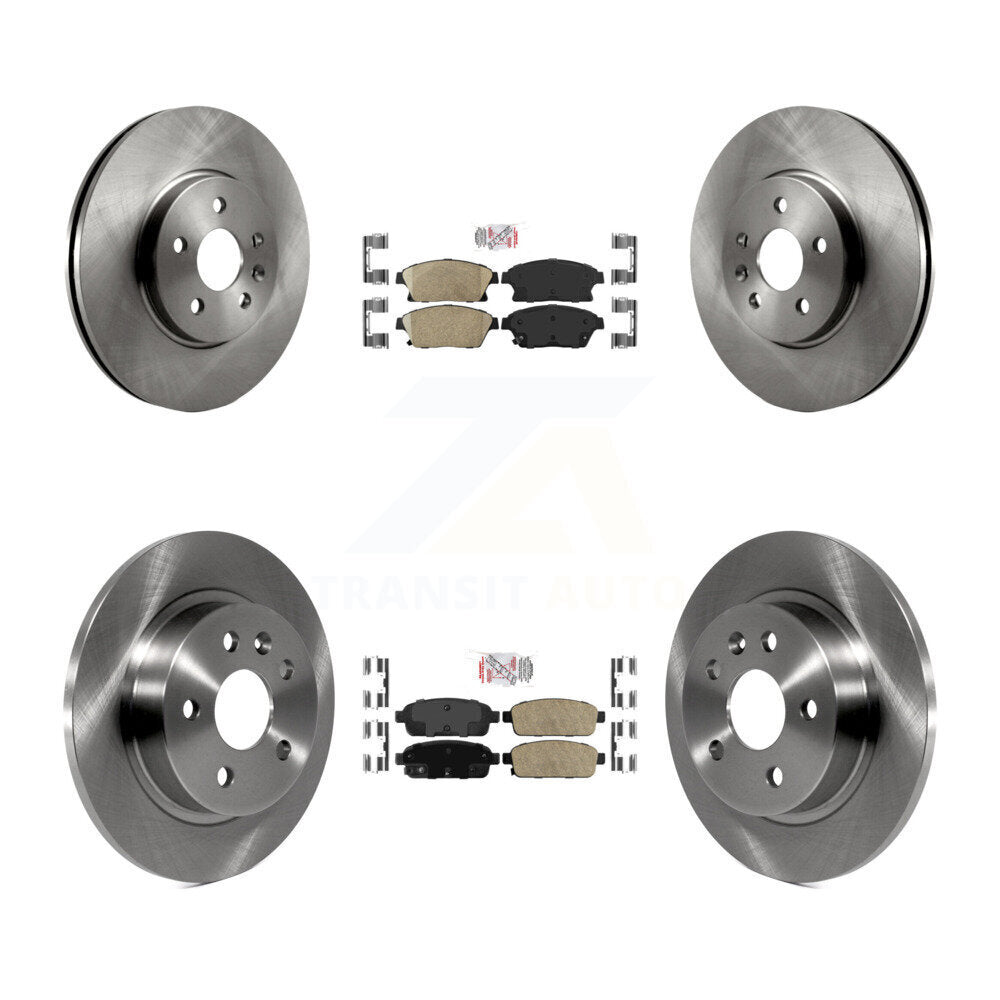 Front Rear Ceramic Pad And Disc Brake Rotor Kit For 2013-2017 Chevrolet Trax Buick Encore K8A-101389