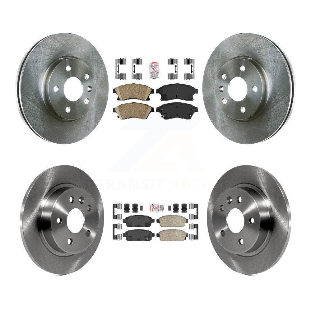 Front Rear Ceramic Pads And Disc Brake Rotors Kit For Chevrolet Cruze Sonic Limited K8A-101390