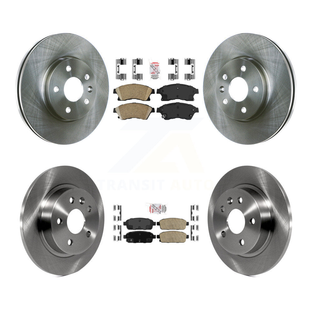 Front Rear Ceramic Pads And Disc Brake Rotors Kit For Chevrolet Cruze Sonic Limited K8A-101391