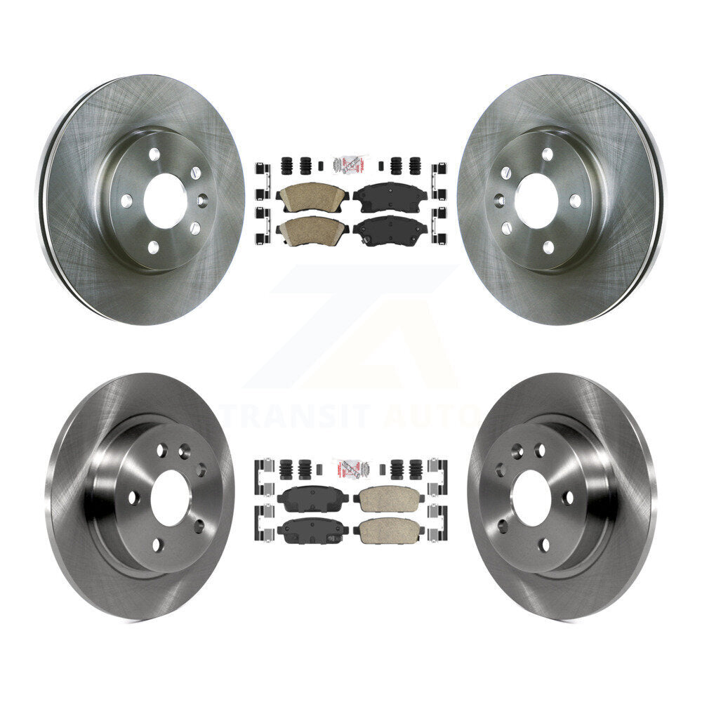 Front Rear Ceramic Pads And Disc Brake Rotors Kit For Chevrolet Cruze Sonic Limited K8A-101392