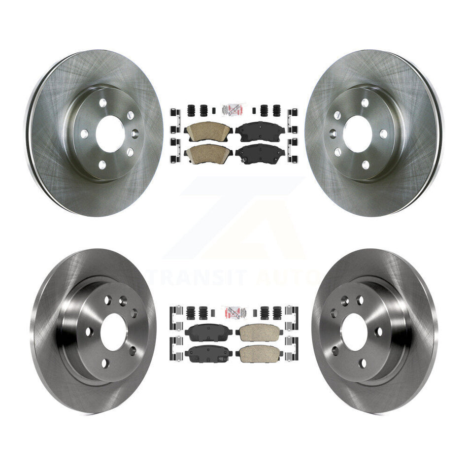 Front Rear Ceramic Pads And Disc Brake Rotors Kit For Chevrolet Cruze Sonic Limited K8A-101392