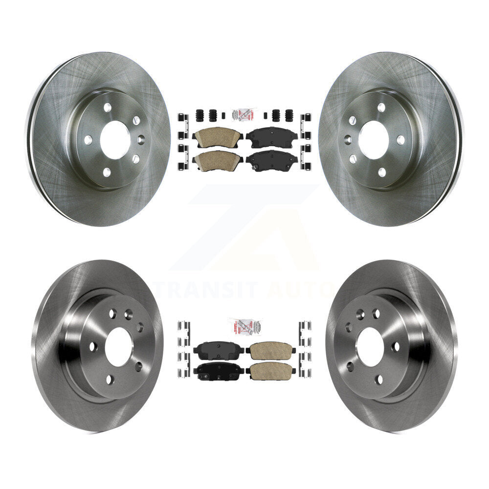 Front Rear Ceramic Pads And Disc Brake Rotors Kit For Chevrolet Cruze Sonic Limited K8A-101393