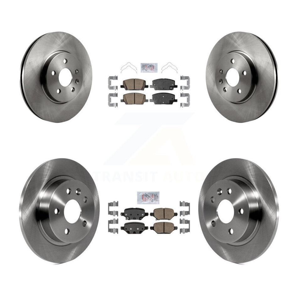 Front Rear Ceramic Pads And Disc Brake Rotors Kit For Buick Encore Chevrolet Trax K8A-101394