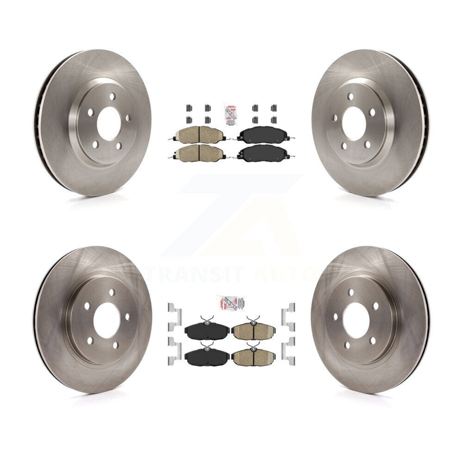 Front Rear Ceramic Pads And Disc Brake Rotors Kit For Ford Mustang K8A-101438