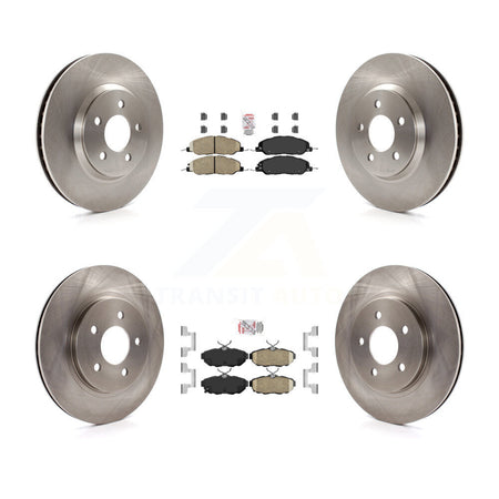 Front Rear Ceramic Pads And Disc Brake Rotors Kit For Ford Mustang K8A-101460