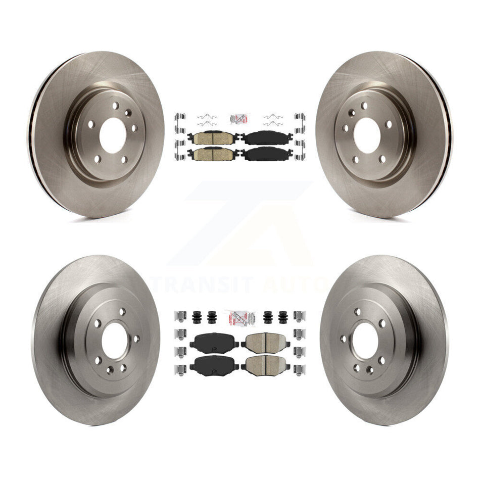 Front Rear Ceramic Pad Disc Brake Rotor Kit For Ford Explorer Flex Taurus Lincoln MKT MKS K8A-101474