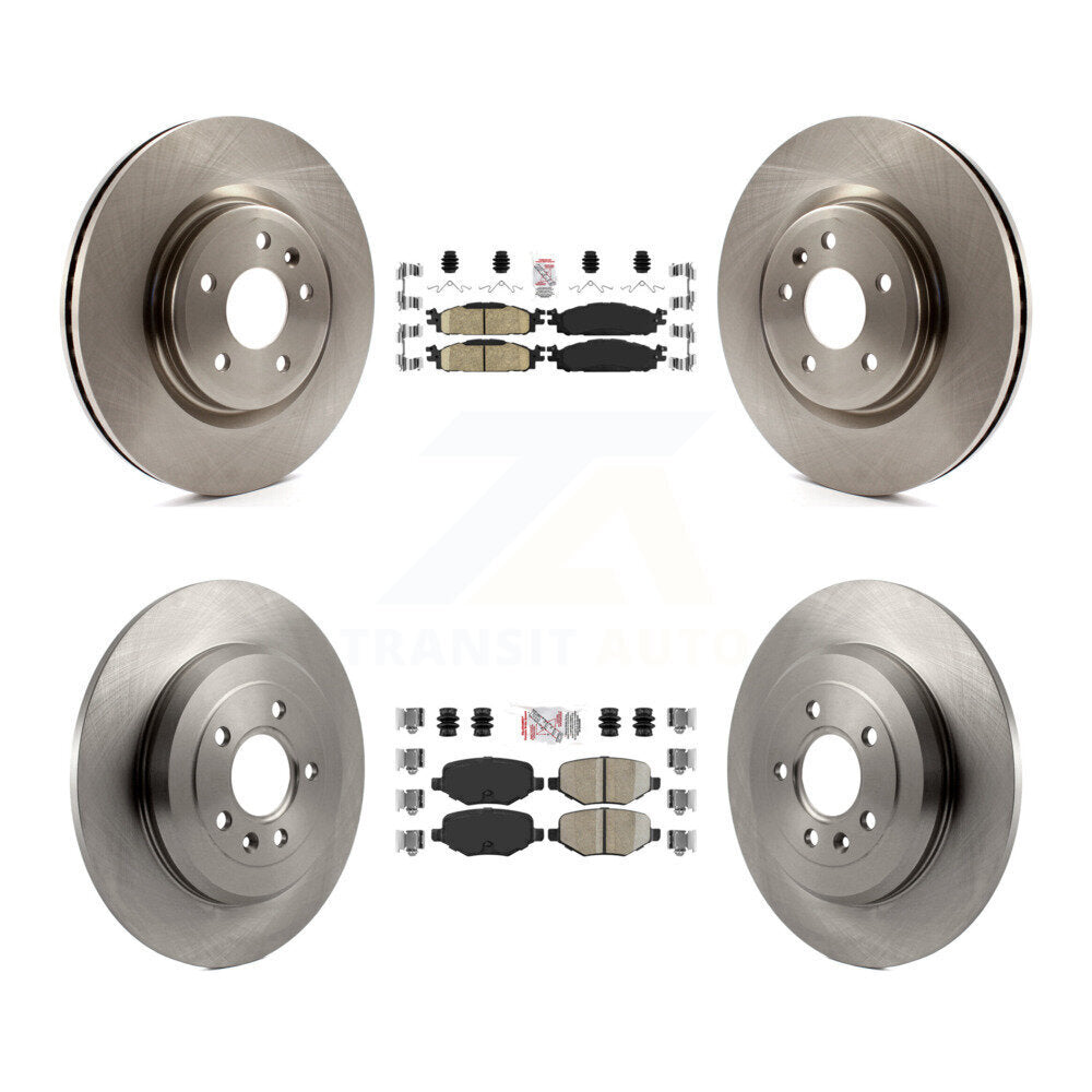 Front Rear Ceramic Pad Disc Brake Rotor Kit For Ford Explorer Flex Taurus Lincoln MKT MKS K8A-101476
