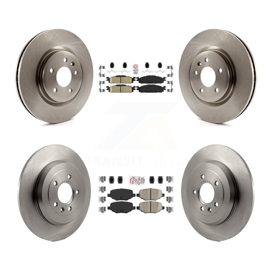 Front Rear Ceramic Pad Disc Brake Rotor Kit For Ford Explorer Flex Taurus Lincoln MKT MKS K8A-101476