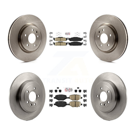 Front Ceramic Rear Semi-Metallic Pad Brake Rotors Kit For Ford Explorer Limited/Sport/XLT K8A-101489