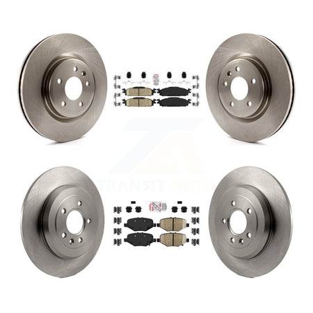 Front Ceramic Rear Semi-Metallic Pad Brake Rotors Kit For Ford Explorer Limited/Sport/XLT K8A-101495