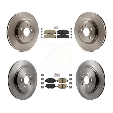 Front Rear Ceramic Pad Brake Rotors Kit For 13 Ford Explorer Sport With Heavy Duty Brakes K8A-101508