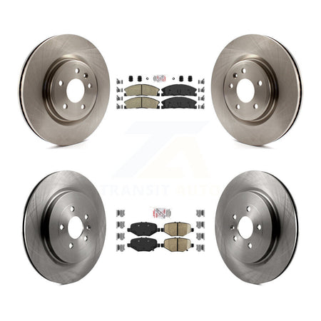Front Rear Ceramic Pad Brake Rotors Kit For 13 Ford Explorer Sport With Heavy Duty Brakes K8A-101516