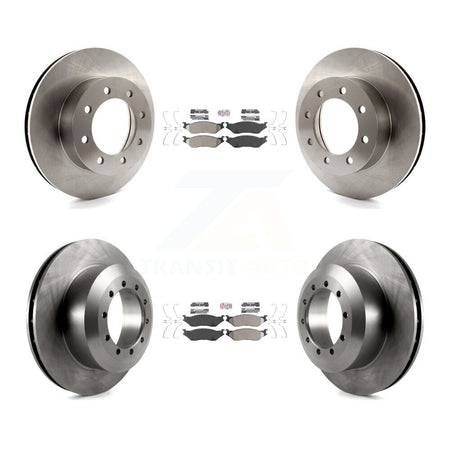 Front Rear Semi-Metallic Pad & Disc Brake Rotor Kit For Ford E-550 Super Duty F-450 F-550 K8A-101526