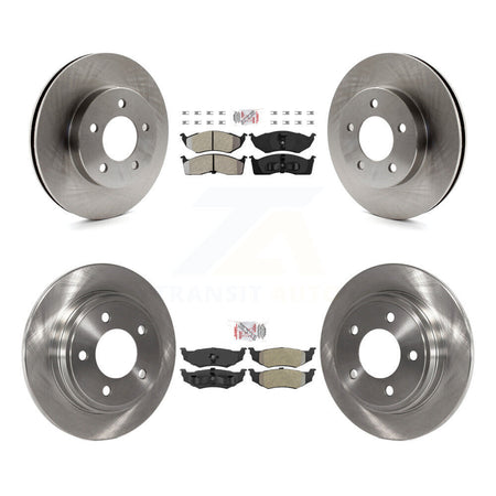 Front Rear Semi-Metallic Pad Brake Rotor Kit For Intrepid Dodge Chrysler Concorde LHS New K8A-101531