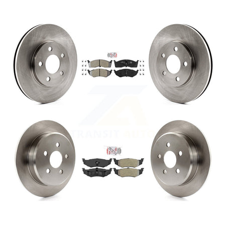 Front Rear Semi-Metallic Pads And Disc Brake Rotors Kit For Neon Chrysler Dodge Plymouth K8A-101541