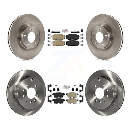 Front Rear Ceramic Pads And Disc Brake Rotors Kit For Ford Edge Lincoln MKX K8A-101625