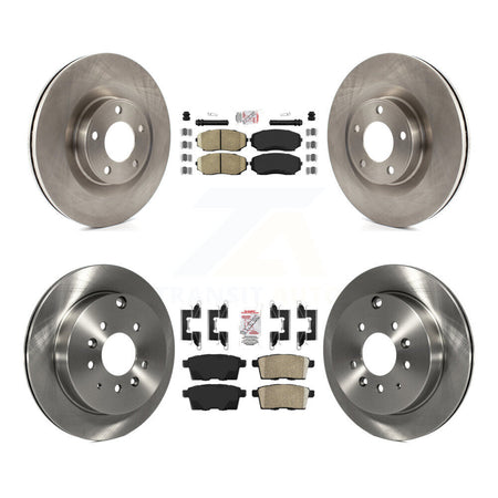 Front Rear Ceramic Pads And Disc Brake Rotors Kit For Ford Edge Lincoln MKX K8A-101626