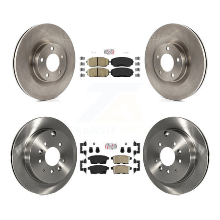 Front Rear Ceramic Pads And Disc Brake Rotors Kit For Ford Edge Lincoln MKX K8A-101627