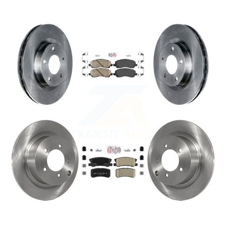 Front Rear Ceramic Pad Brake Rotor Kit For Jeep Mitsubishi Patriot Lancer Compass Sebring K8A-101633