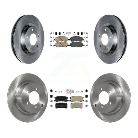 Front Rear Ceramic Pad Brake Rotor Kit For Jeep Mitsubishi Patriot Lancer Compass Sebring K8A-101635