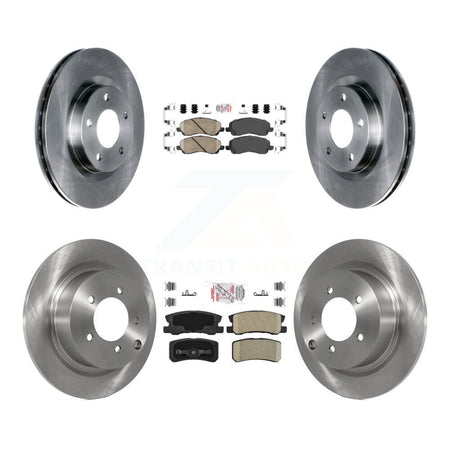 Front Rear Ceramic Pad Brake Rotor Kit For Jeep Mitsubishi Patriot Lancer Compass Sebring K8A-101636
