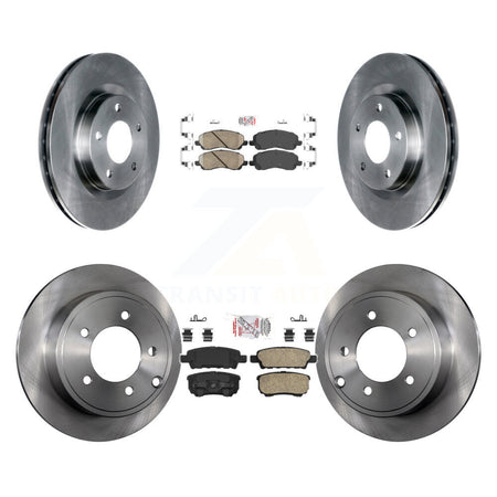 Front Rear Ceramic Pad & Brake Rotors Kit For Jeep Patriot Compass Dodge Caliber Chrysler K8A-101637