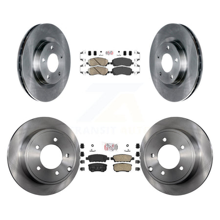 Front Rear Ceramic Pad & Brake Rotors Kit For Jeep Patriot Compass Dodge Caliber Chrysler K8A-101640