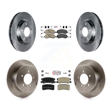 Front Rear Ceramic Pads And Disc Brake Rotors Kit For Mitsubishi Outlander K8A-101661