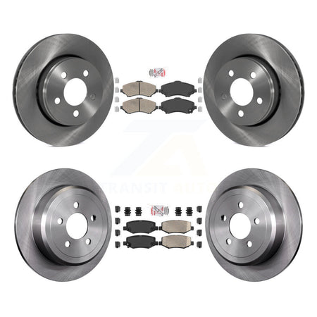Front Rear Ceramic Pads And Disc Brake Rotors Kit For Jeep Liberty Dodge Nitro K8A-101690