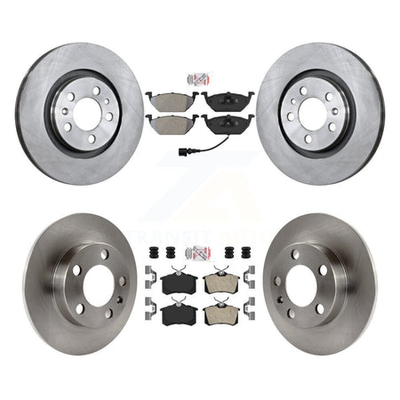 Front Rear Semi-Metallic Pads And Disc Brake Rotors Kit For Volkswagen Beetle K8A-101710